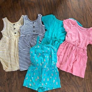 Bundle of 5 toddler girls dresses size 2t!